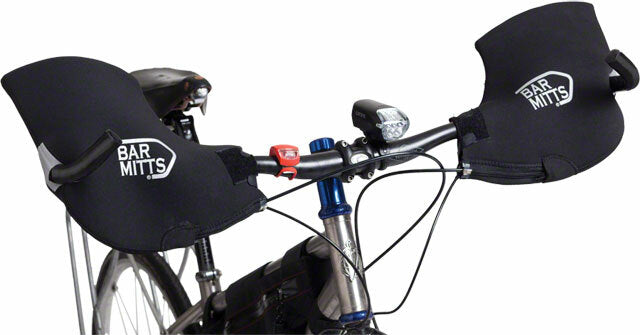 Bar Mitts Mountain / Commuter Pogie Handlebar Mitten for Bar Ends LG Black 1