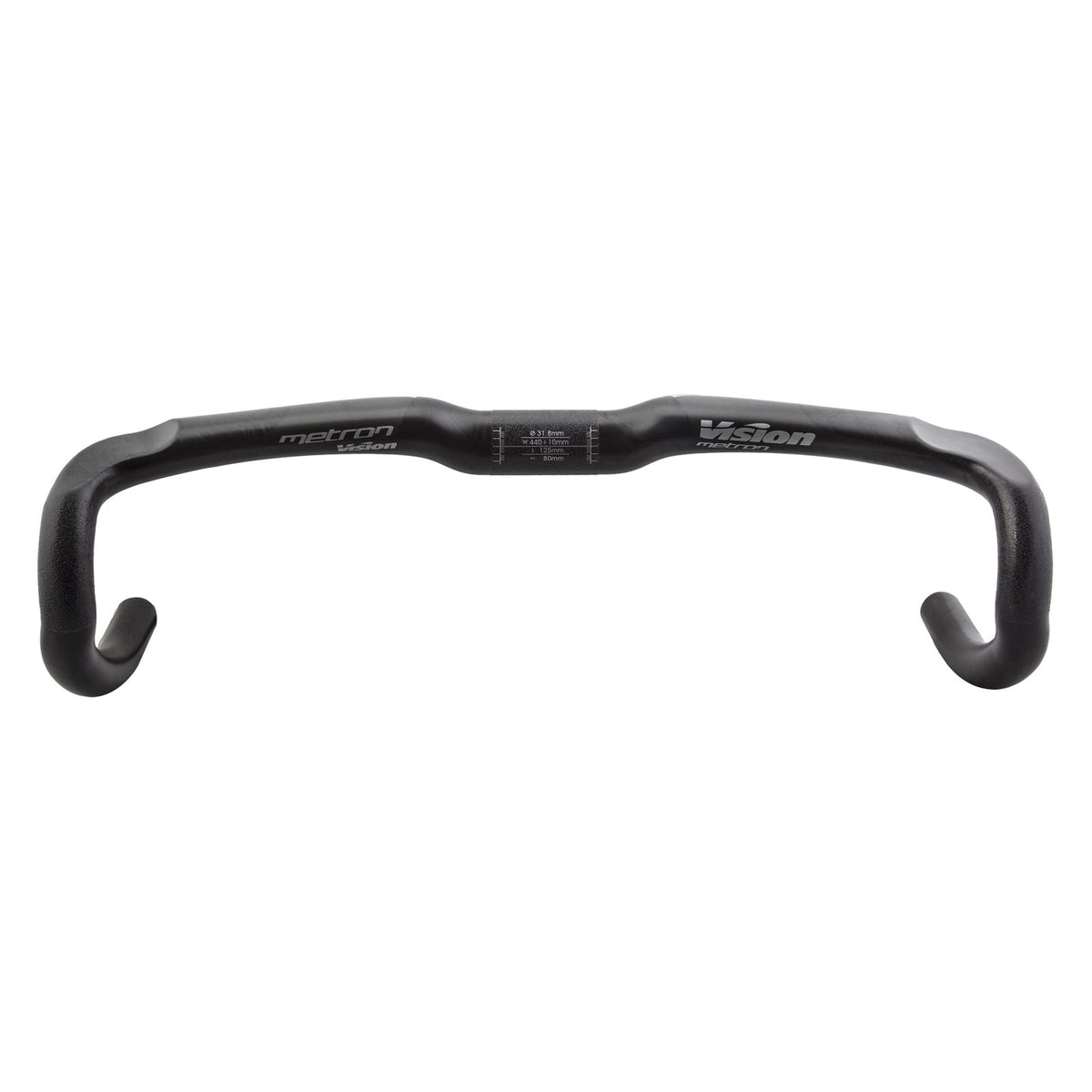 Vision Metron 4D Drop Handlebar - Carbon, 31.8mm, 44cm, Black 1
