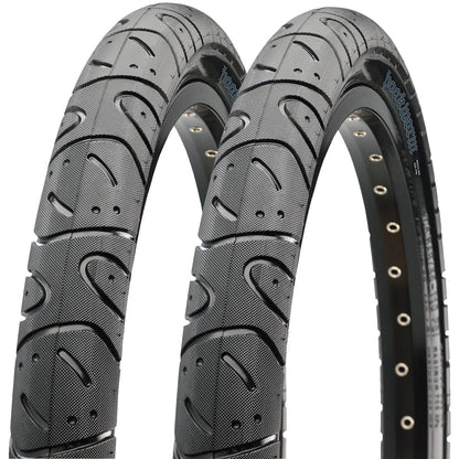 2 Pack: Maxxis Hookworm 26" Tire 26x2.50 Black Single Compound 60TPI Wire - PAIR 1