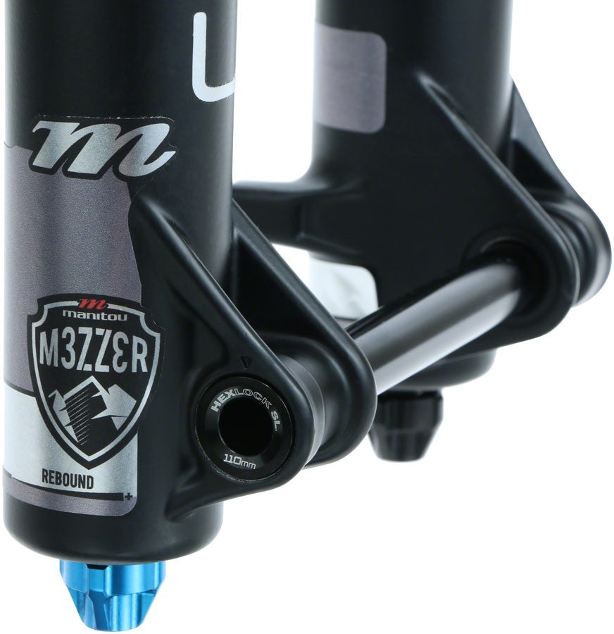 Manitou Mezzer Pro Suspension Fork 27.5" 180mm 15x110mm 44mm Offset 7