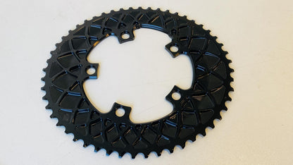 absoluteBLACK Premium OVAL 110bcd 5-Bolt Chainring 52t - Black 2