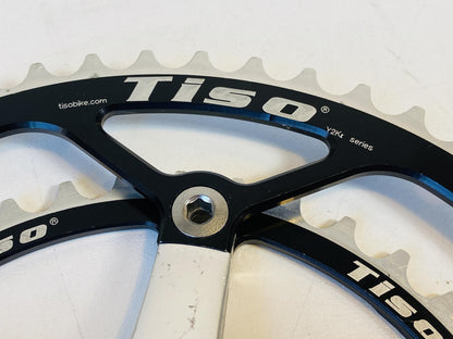 Campagnolo Centaur 10-Speed 170mm Crankset 53/39t TISO Chainrings - BBS Custom 6