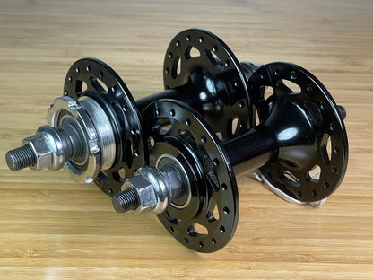NOS COBRA Track/Fixie/BMX 36h Hub Set 100/120mm Fix / Free - Black Powder Coat 1