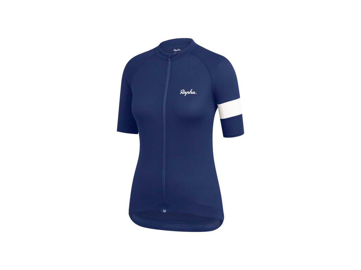 Rapha Women's Core Lightweight Cycling Jersey XS Navy 2
