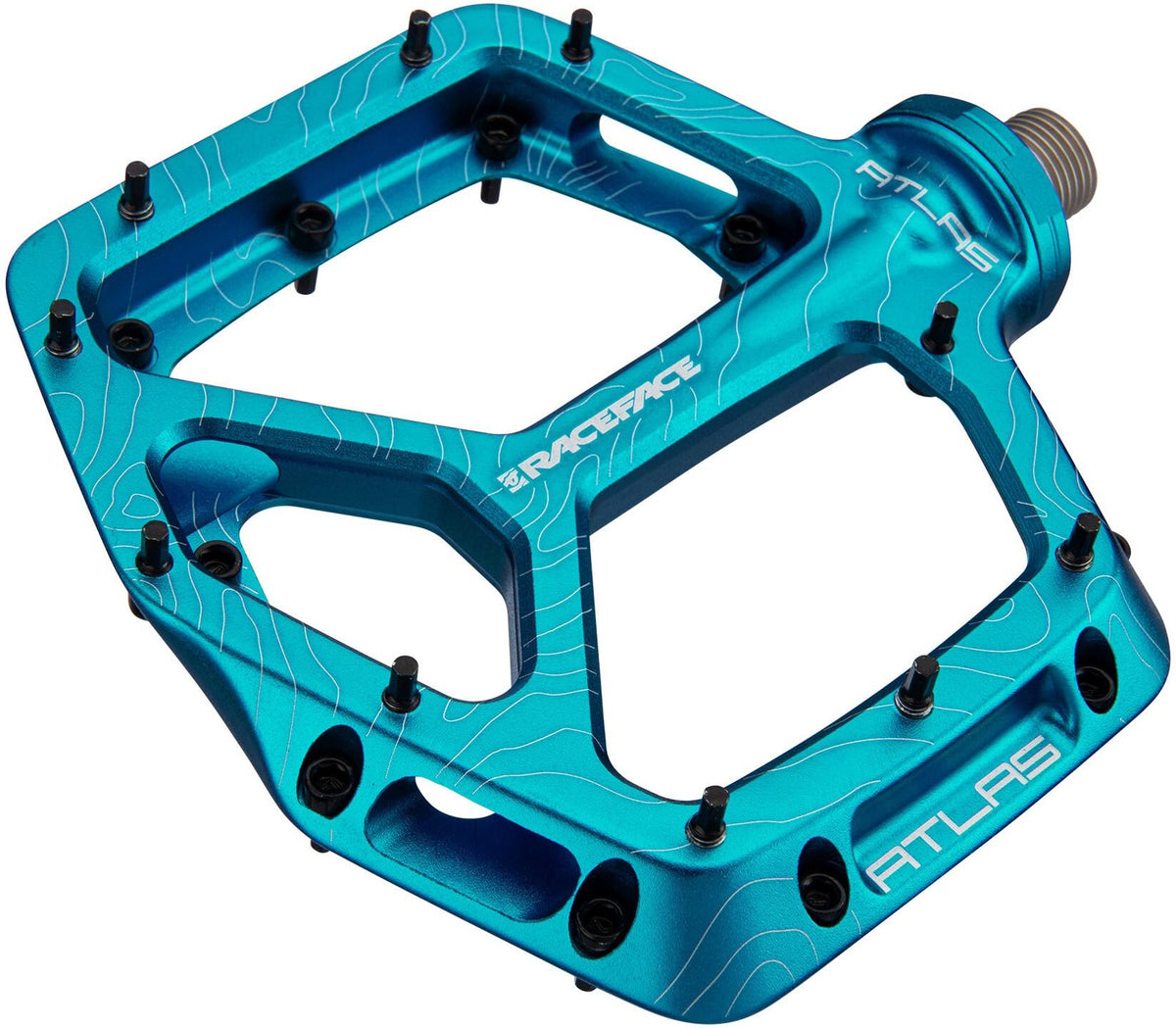 RaceFace Atlas 22 Pedals - Platform Aluminum 9/16 Turquoise 1