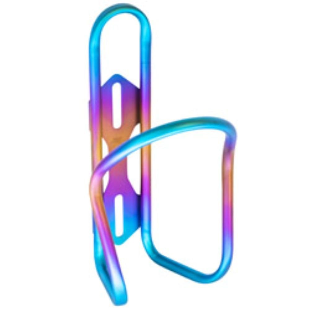 Silca, Sicuro Ti V2, Bottle Cage, Titanium, 30g, Unicorn (Oil Slick) 1