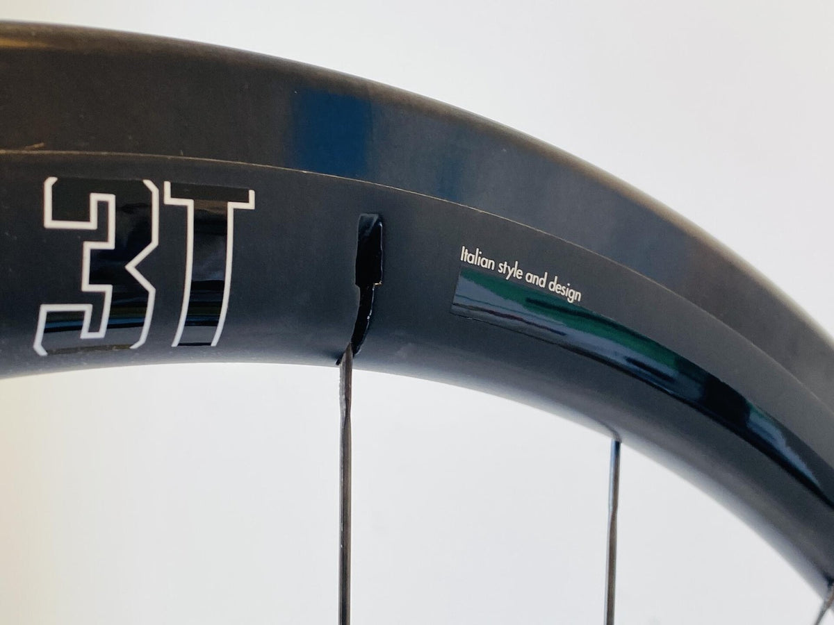 3T Mercurio 40 LTD Stealth Black Tubular Carbon 700c Rear Wheel 10/11s Multisys 8