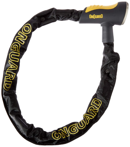 OnGuard Mastiff 2.6 ft Chain Lock – 8 mm Hardened Steel Chain (80 cm) – X2P Dual 1