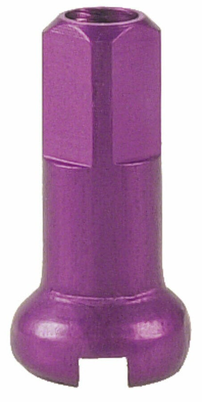 DT Swiss Alloy Spoke Nipples 2.0 x 12mm Purple Box of 100 1