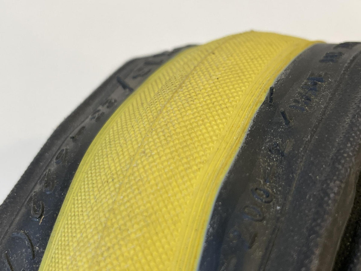 Vintage NOS Maxxis FUSE 700x23c Yellow Folding Tire 3