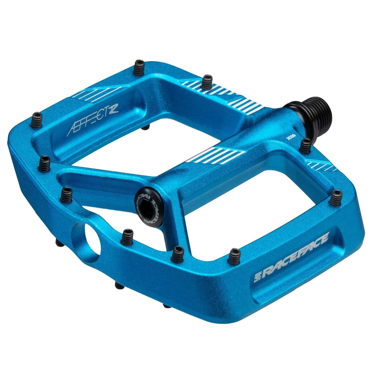 Race Face Aeffect Platform Pedals Blue Pair 9/16" Spindle 1