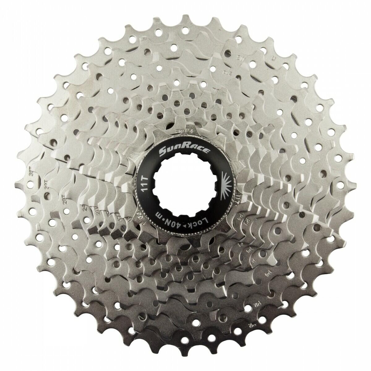 Sunrace CS-MS 10-Speed Wide Range Cassette 11-36T Metallic Silver 1
