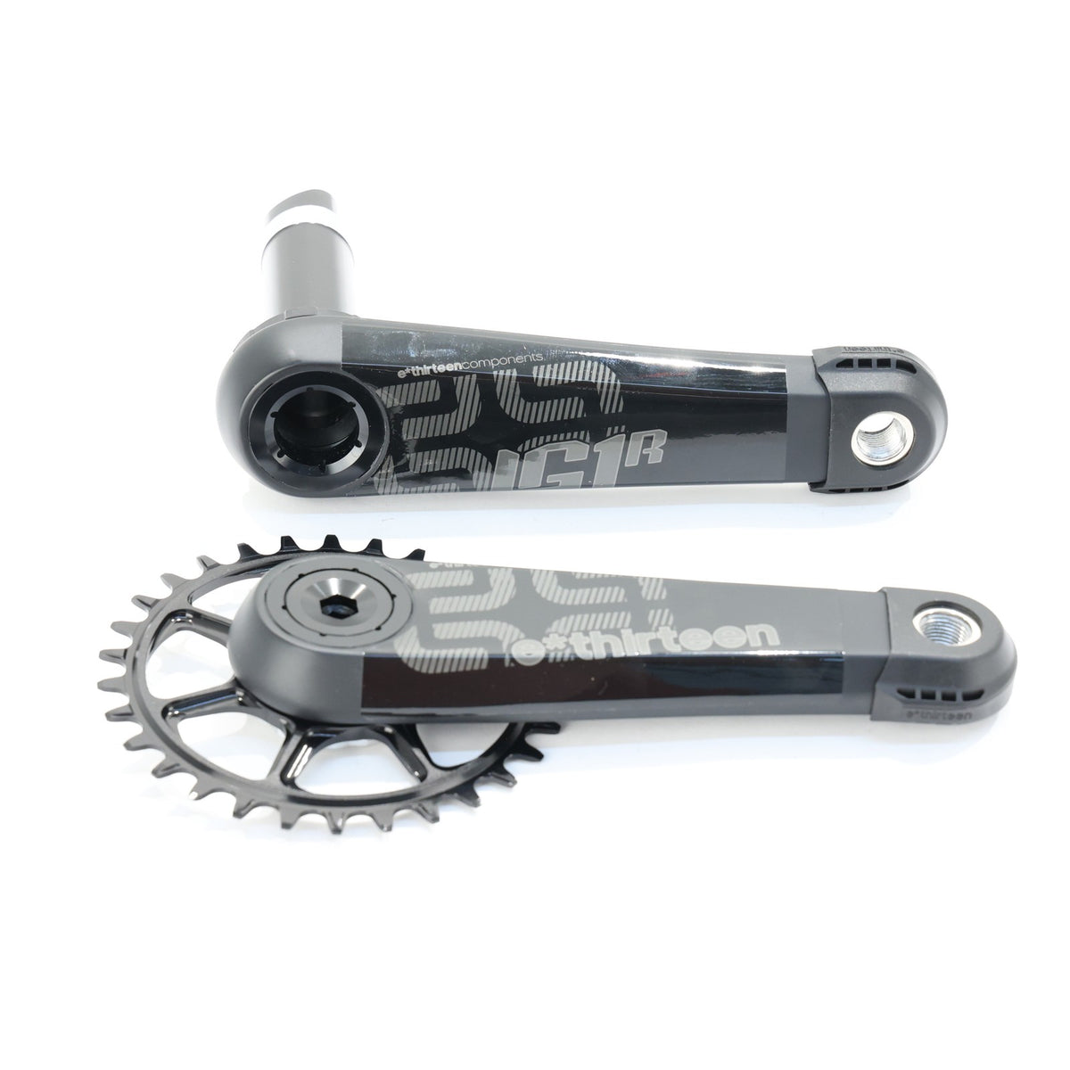 e*thirteen LG1 Race Carbon Crankset 170mm 30T 30mm Spindle 73mm Gen 4 4