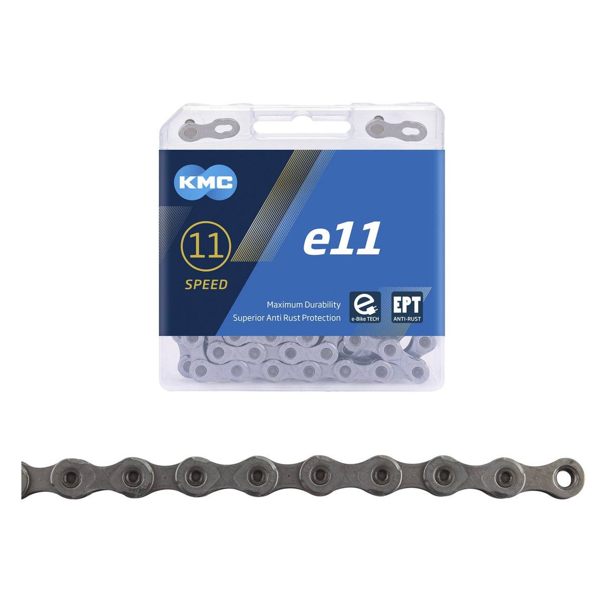 KMC e11 Sport EPT 11-Speed E-Bike Chain One size Grey 1