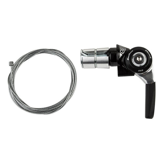 Sunrace SL-R96 Bar End Right Hand Shifter 9-Speed Index Black Silver 1