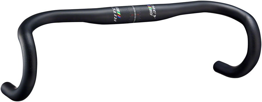 WCS Streem Drop Handlebar 40cm 31.8 Clamp 128mm Drop Aluminum Black 1