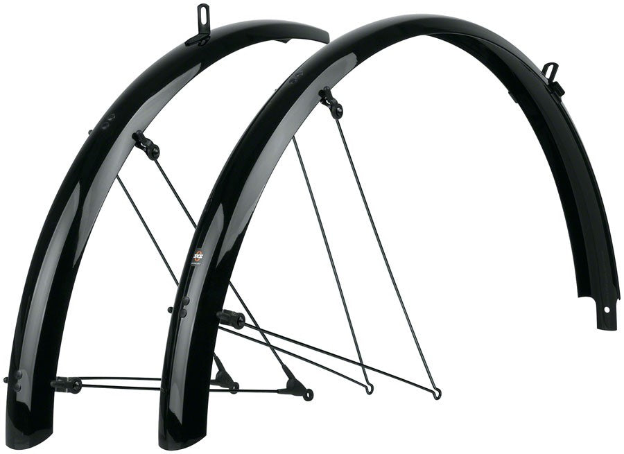 SKS B55 Bluemels Full Coverage Fender Set - 55mm, 700 x 38-47, Black 1