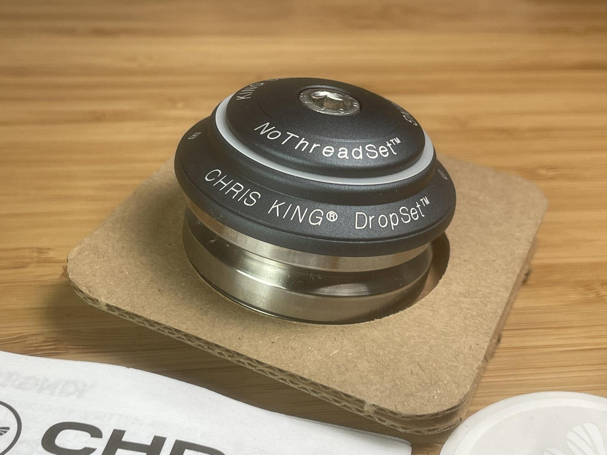 NOS Chris King Threadless Headset IS Dropset 4 45x45 42mm - Matte Midnight 2