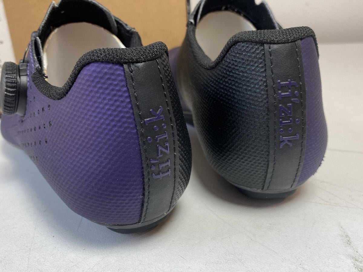 Unused Fizik Tempo Decos Carbon Clip In Shoes - Aubergine EU Size 37 6