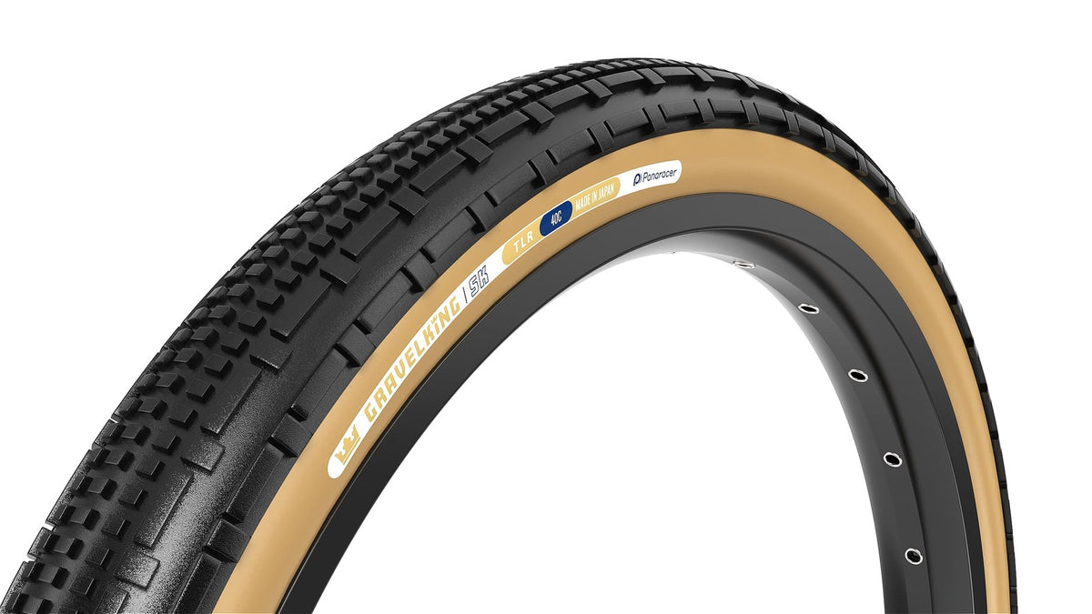 Panaracer GravelKing SK Tire 700x40c Folding Tubeless Black/Brown 1