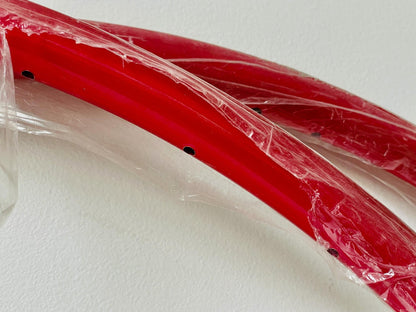 NOS Australian Velocity AERO 700c Rim Set 32h 6106-T6 Alloy - Red Anodized 4