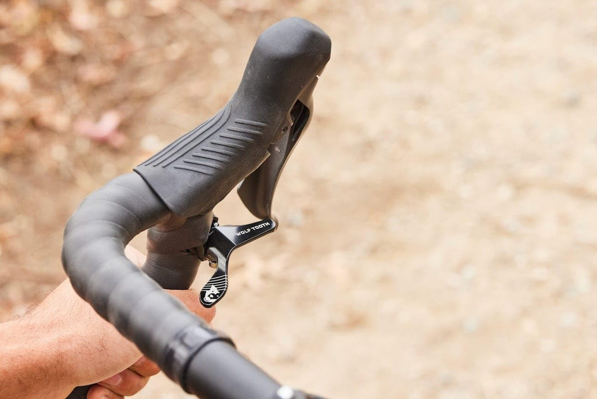 Wolf Tooth ReMote Dropper Post Lever, Black, for Road/Gravel Drop Bar 4