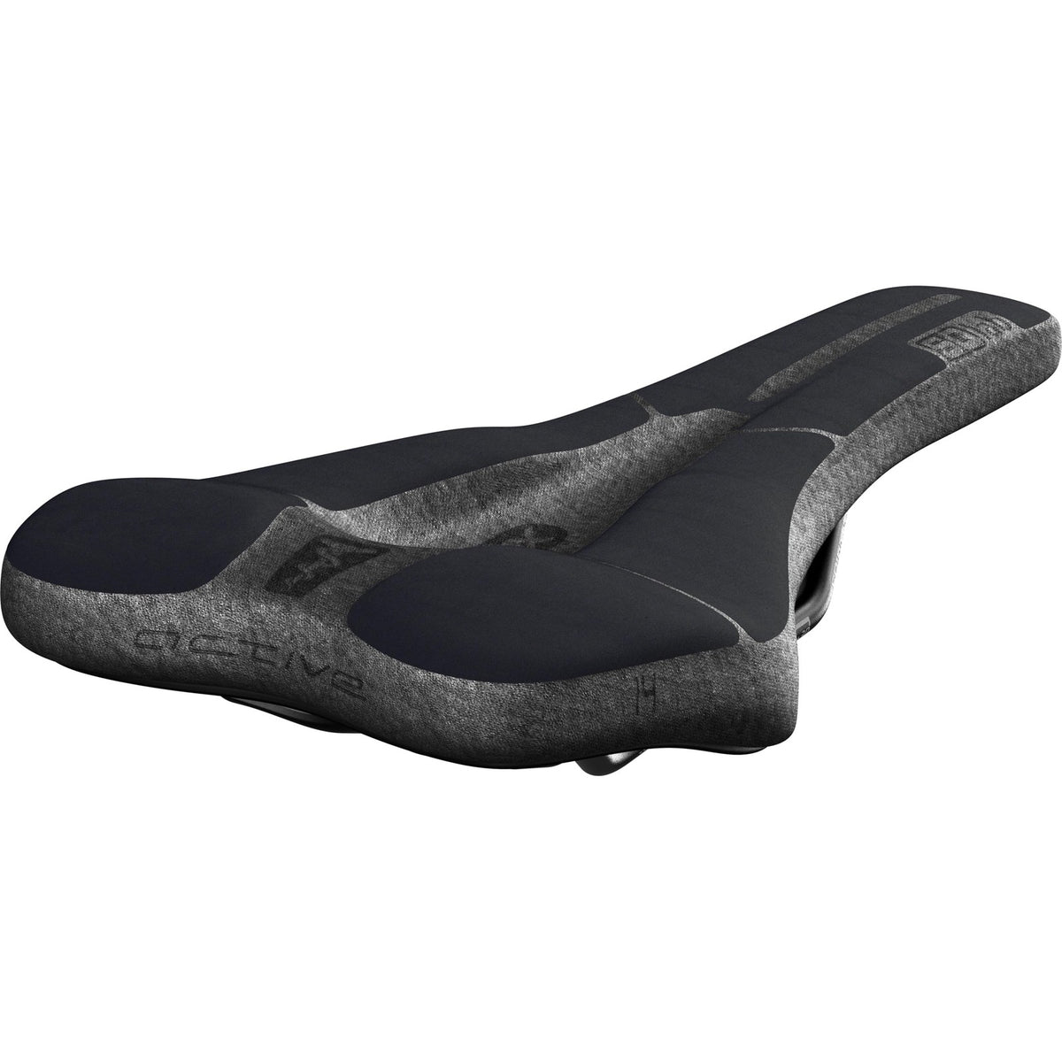 SQlab Cycling 60X Active Infinergy S-tube Rail 16cm Saddle Black 1