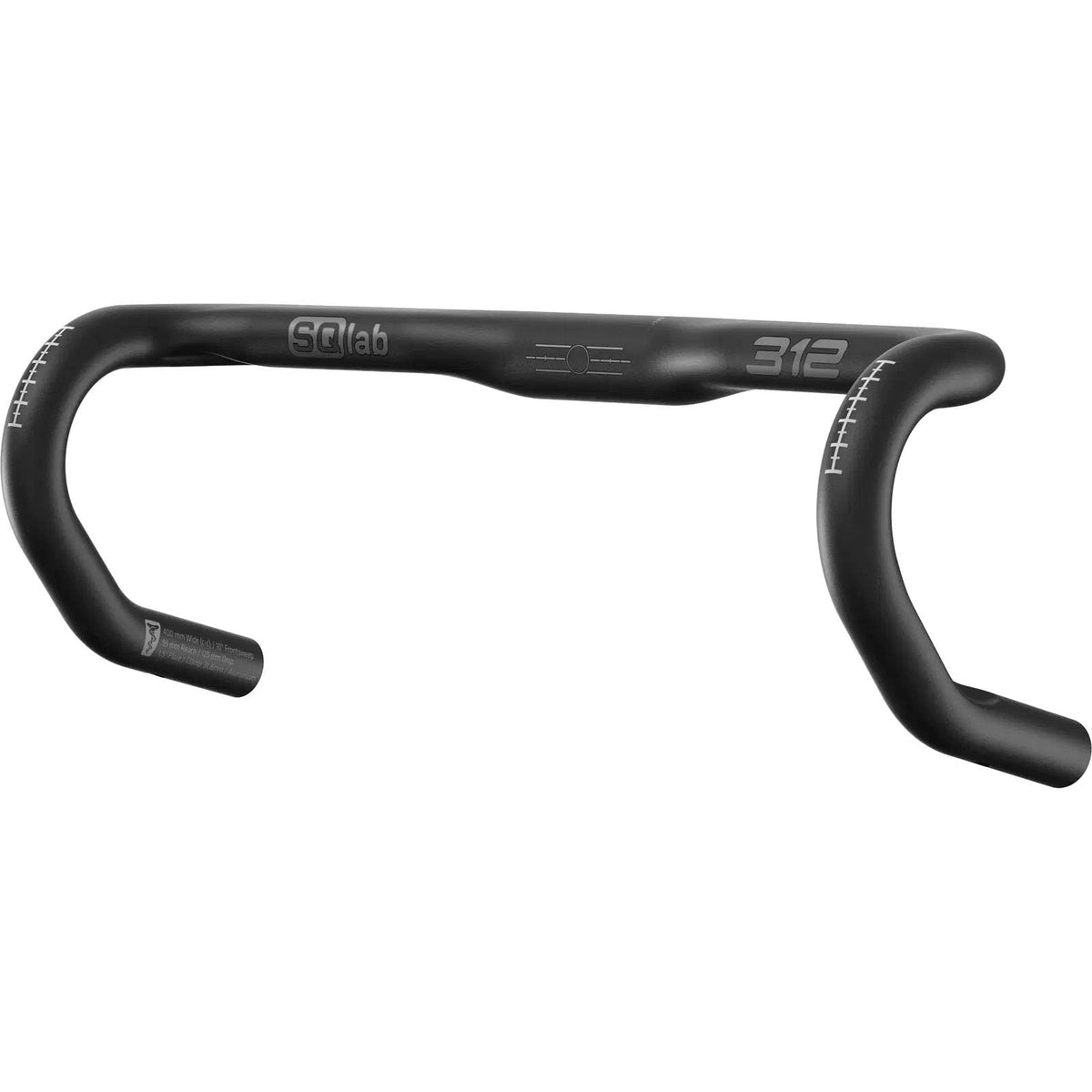 SQlab Cycling 312 Ergonomic Road Bike Drop Bar Handlebar 40cm x 31.8mm Black 1