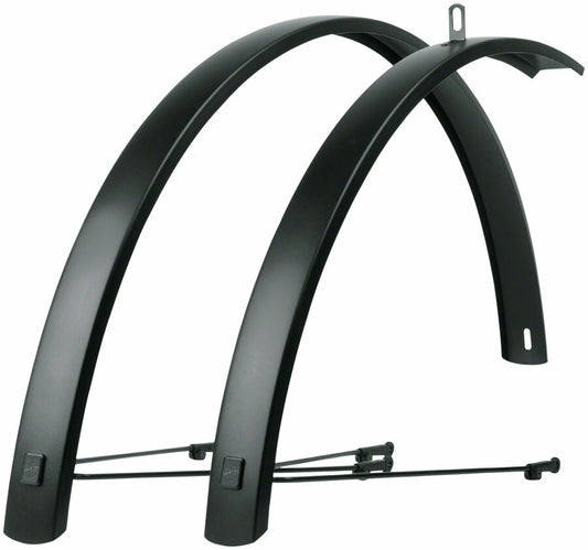 SKS Edge AL 45 Aluminum Fender Set Black 700c x 25-35mm 1