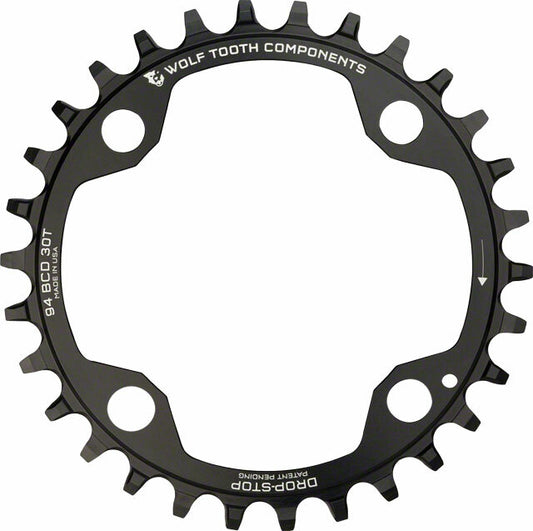Wolf Tooth Components Drop-Stop Chainring 30T x 94 4-Bolt 1