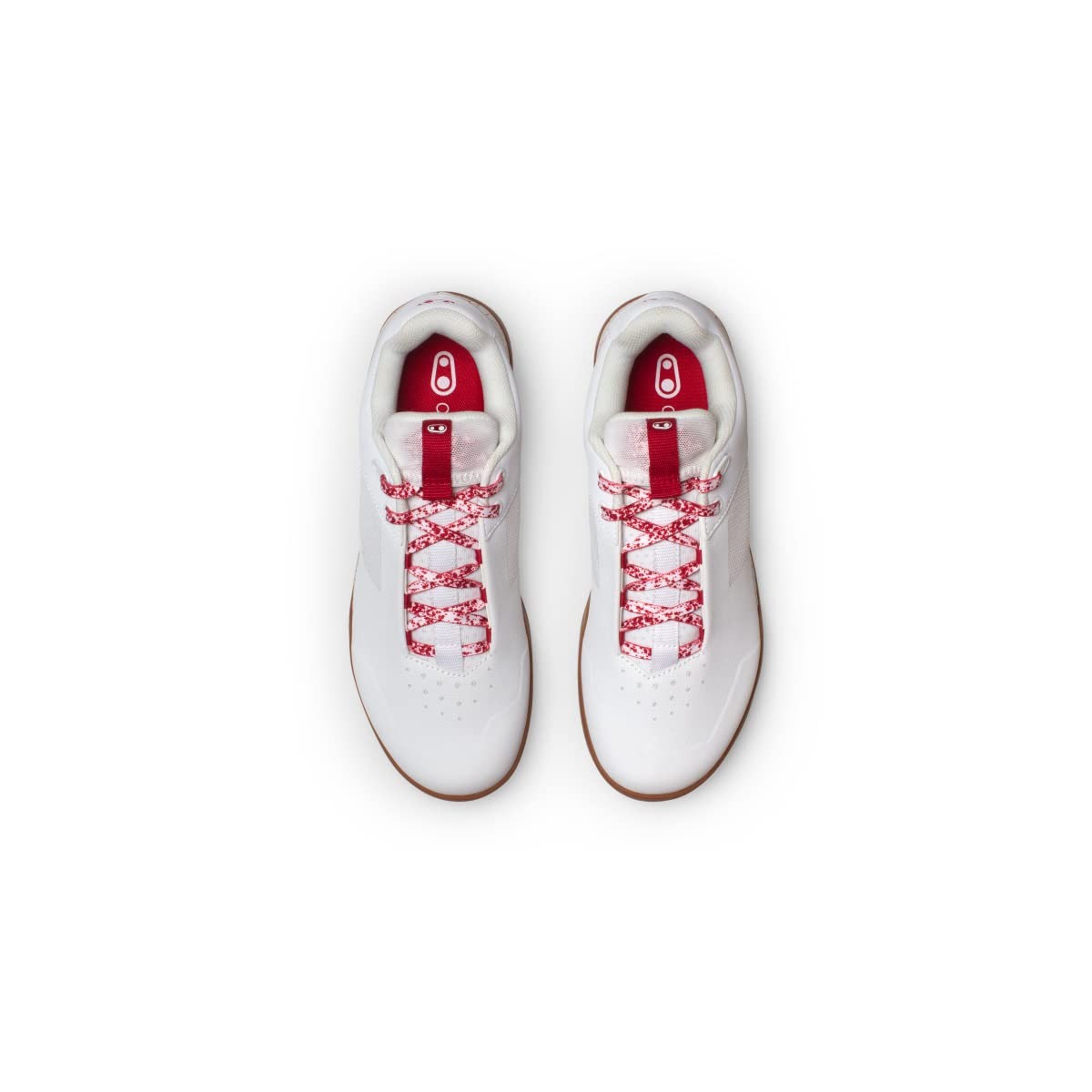 Crank Brothers Mountain Shoes MALLET LACE WHITE / RED - GUM OUTSOLE SPLATTER 6.0 5