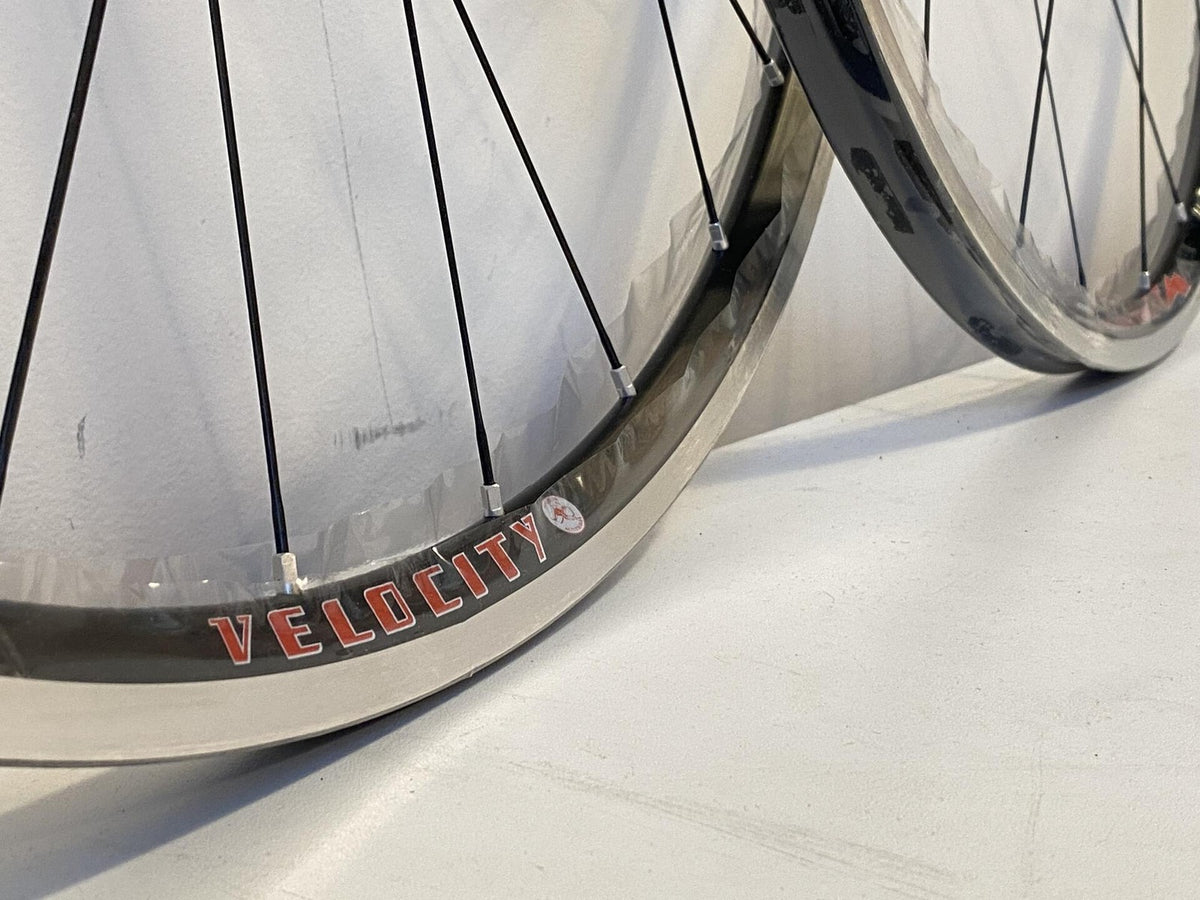 Velocity MAJOR TOM 700c Tubular Road Wheelset 24h/28h 100/130 8-10s - Black 2