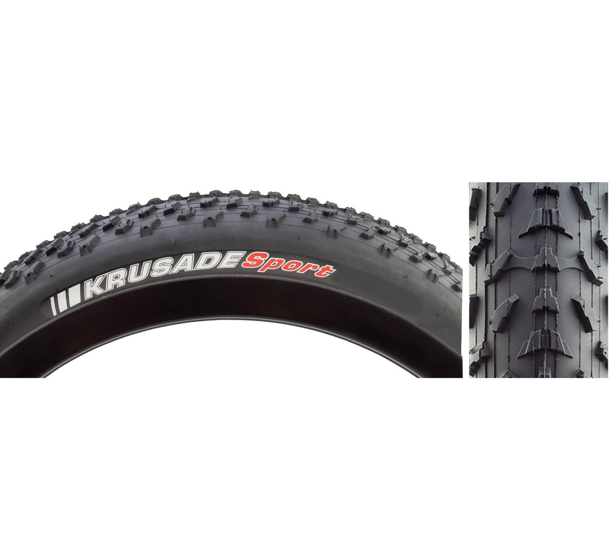 Kenda Krusade Sport Fat Tire 20x4.00 Wire Black 60TPI eBike 20" Electric Bike 2