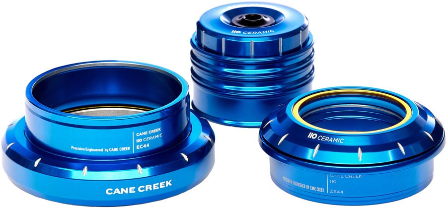Cane Creek 110 30th Headset ZS44/EC44 Tapered Blue Ceramic 1