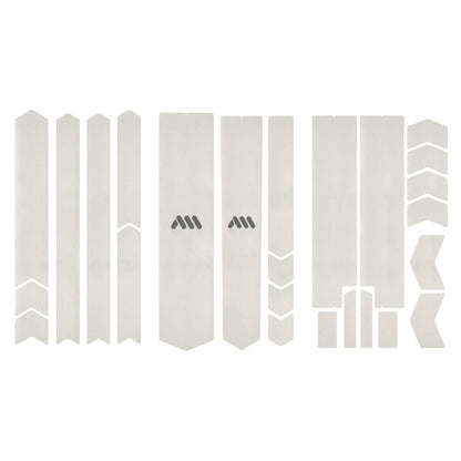 All Mountain Style Total Honeycomb Frame Guard Kit, 25-Pieces, Clear/Silver 2