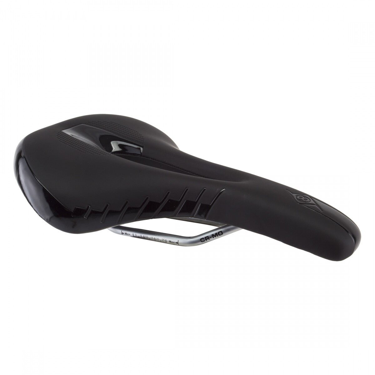 Origin-8 Quantum Flo Unisex Saddle Black w/ Comfort Cut-Out & CrMo Rails 1