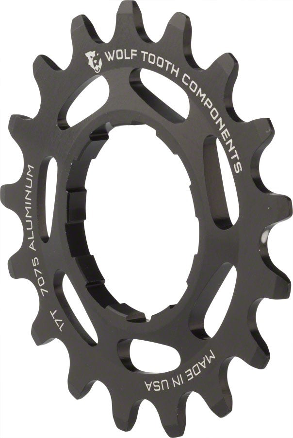 Wolf Tooth Single Speed Aluminum Cog: 17T, Compatible with3/32" chains 1