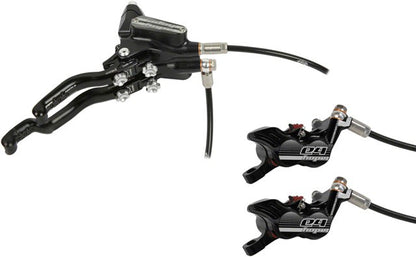 Hope Tech 3 E4 Duo Disc Brake/Lever Right Front & Rear Post Black 1