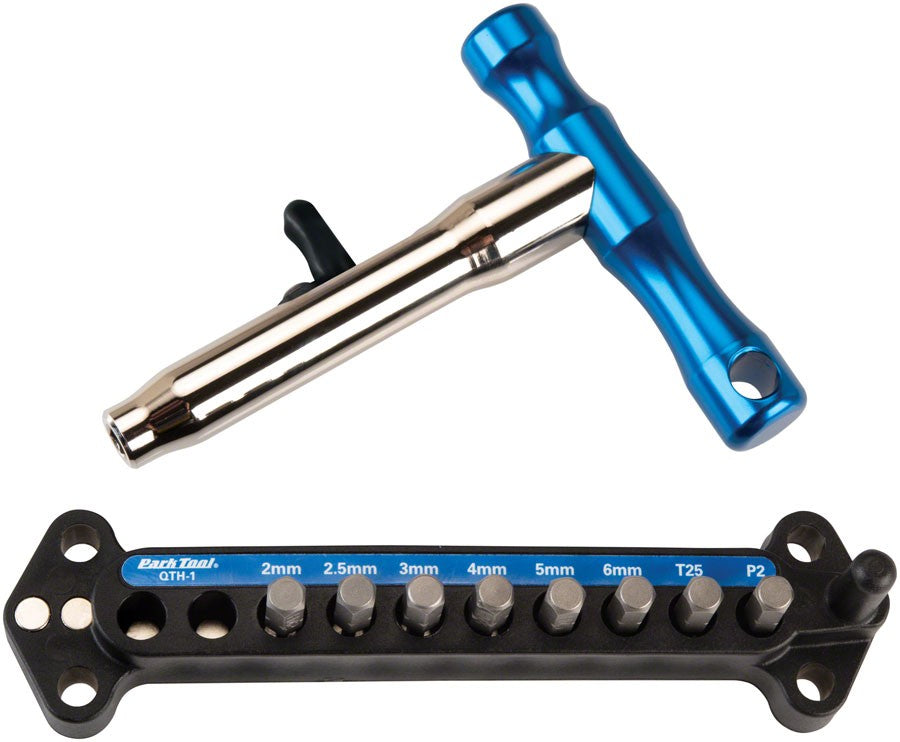 Park Tool QTH-1 Quick-Change Bit Driver Set One size Black 3