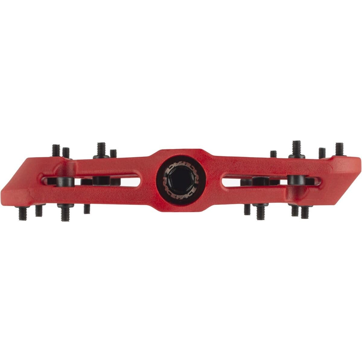 Raceface Chester Small Platform Pedals Body: Nylon Spindle: Cr-Mo 9/16" Red Pair 3