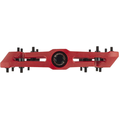 Raceface Chester Small Platform Pedals Body: Nylon Spindle: Cr-Mo 9/16" Red Pair 3