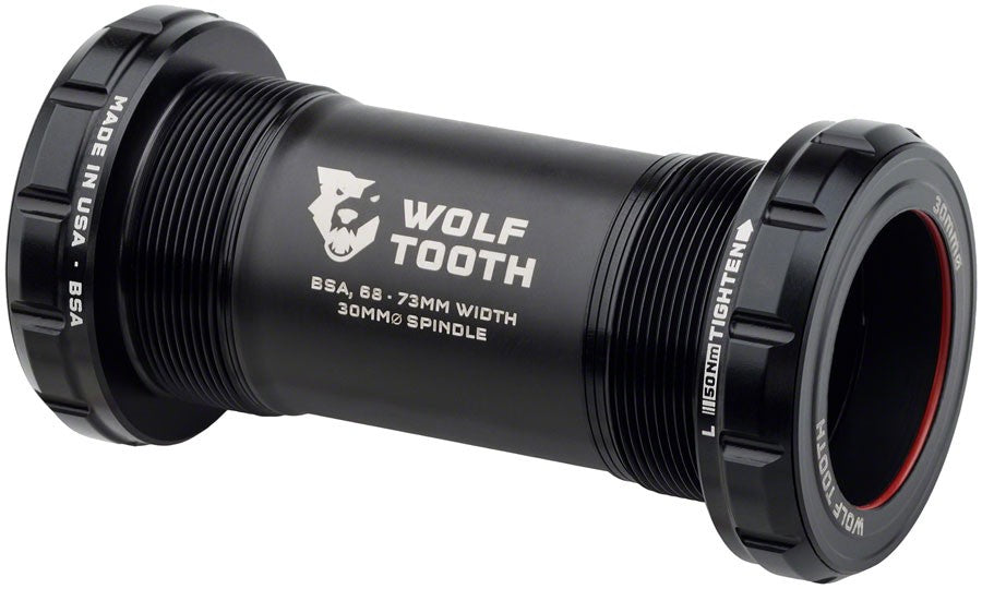 Wolf Tooth Bottom Bracket English BSA 68/73mm for 30mm Spindle Black 1