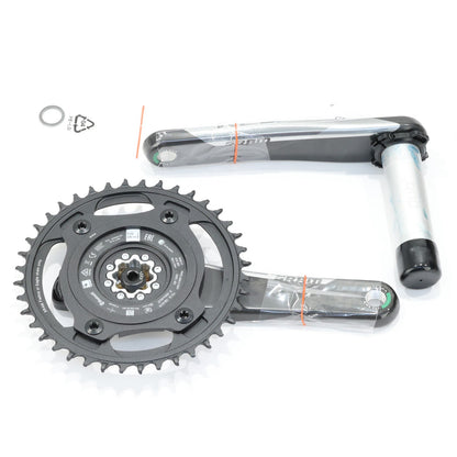 SRAM RED 1 AXS D1 Power Meter Crankset, 175mm, 12-Speed, 40T, Carbon, DUB 4