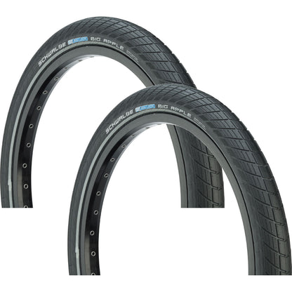 2 Pack Schwalbe Big Apple Tire 700 x 50 Clincher Wire Active SBC KGuard 1