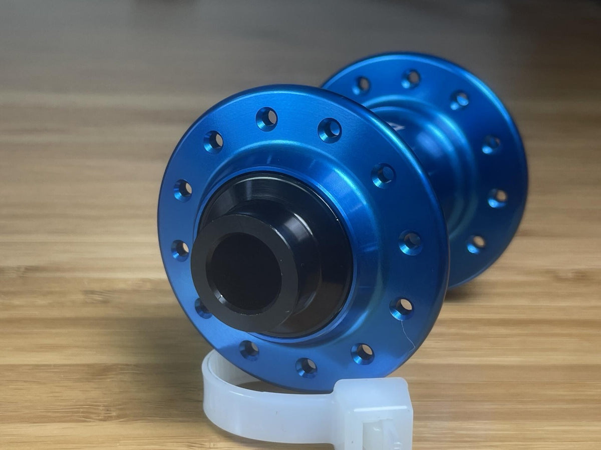 Hope Pro 5 Front Hub 12mm Thru-Axle x 100mm - Center-Lock - Blue Anodized 24h 3