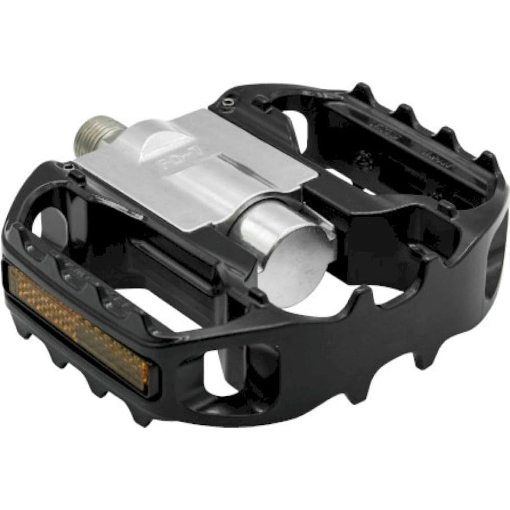 MKS Japan FD-7 Wide Folding Platform Pedals, 9/16", Black 2