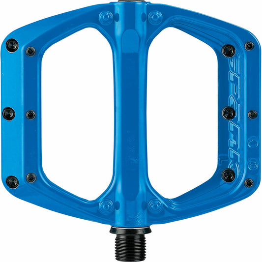 Spank Spoon DC Pedals - Platform, Aluminum, 9/16", 110mm Wide, Blue 1
