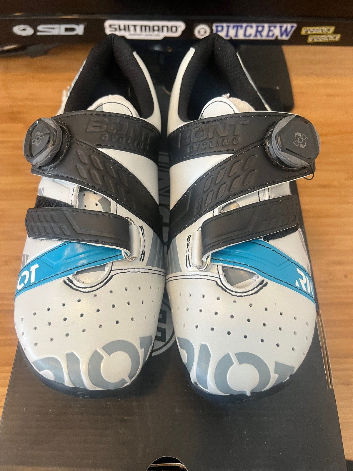 BONT Riot Road+ BOA Cycling Shoe Euro 40 Pearl White/Black 1