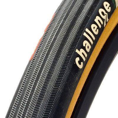 Challenge Strada Pro 700x25 Tubular Tire Black/Tanwall Racing Road 2