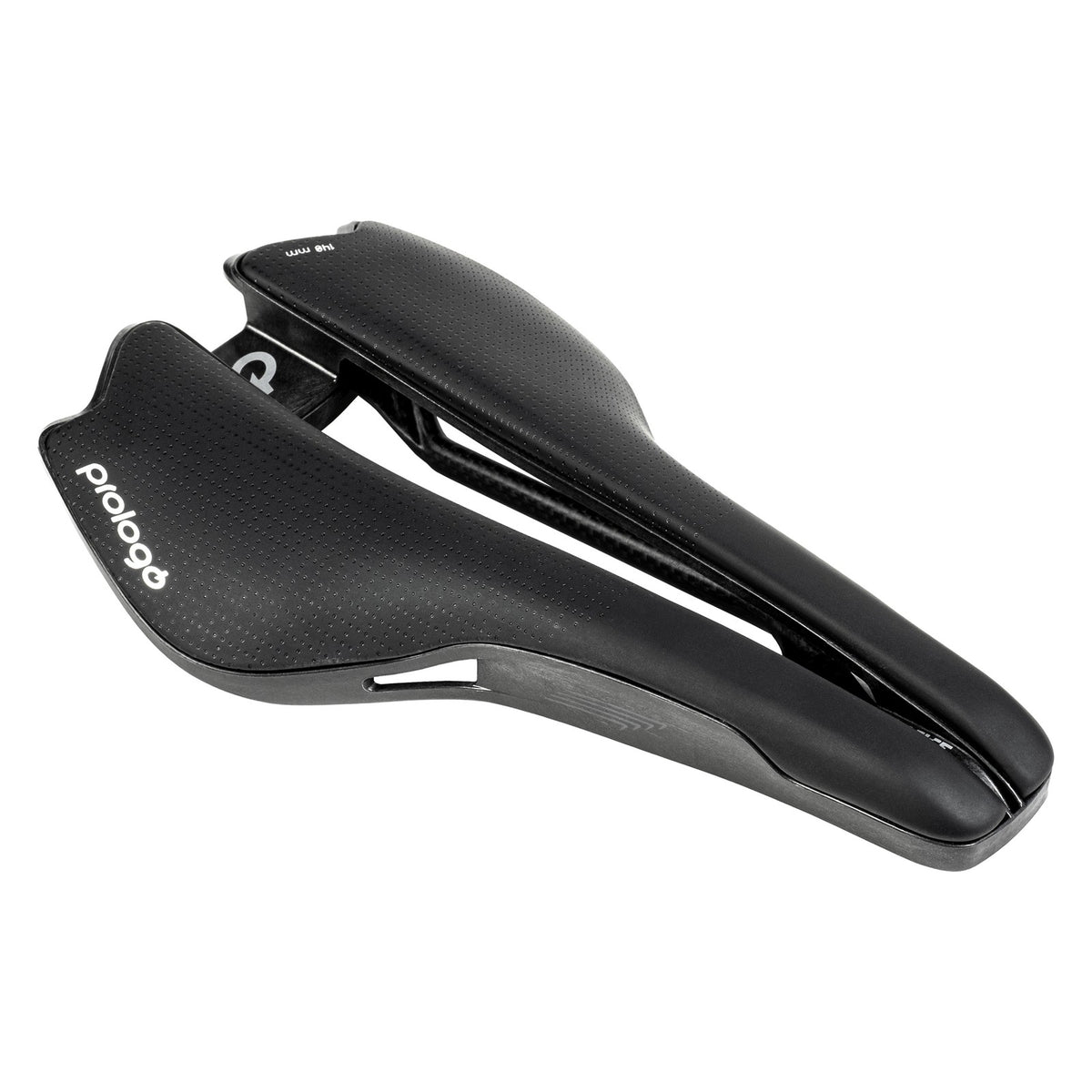 Prologo Choice Nack 140mm Saddle Black w/ Carbon Rails 2